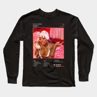 Summer Walker - Over It Tracklist Album Long Sleeve T-Shirt